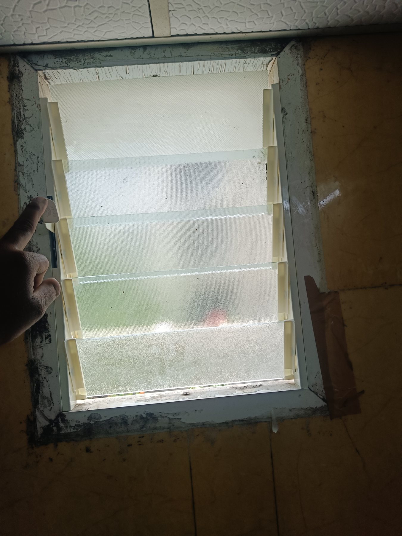 Bathroom Ventilation Installation at SLV Crystal, Akshayanagar, Bengaluru - Kutbi Aluminium Glass & Hardware (After / Completed Work)