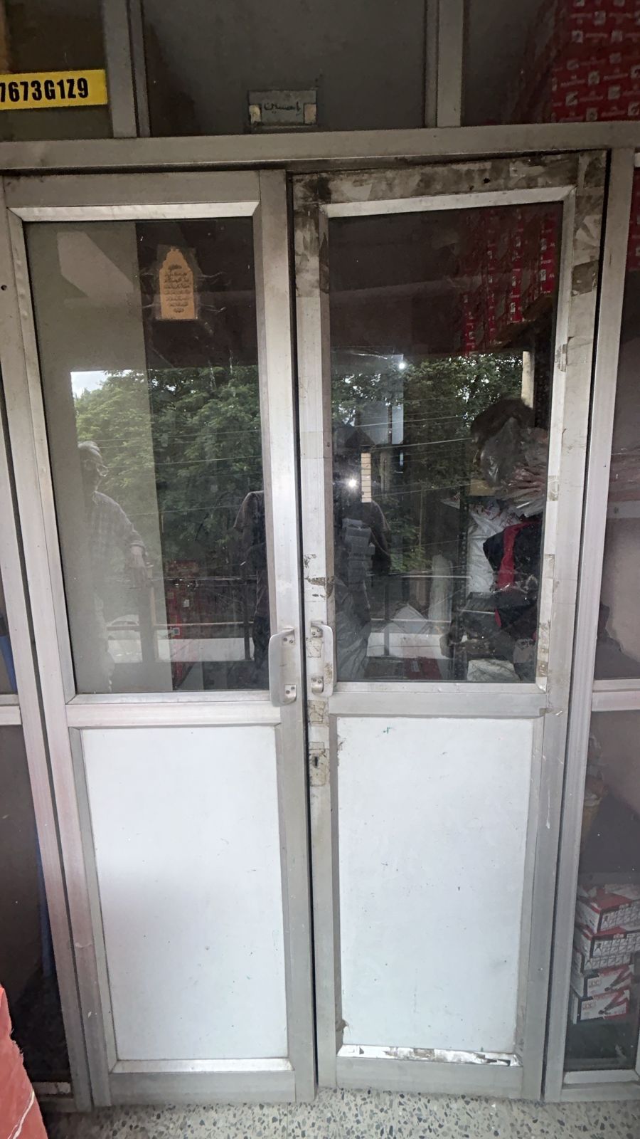 Aluminium Door Repair at Avenue Road, Bengaluru - Kutbi Aluminium Glass & Hardware (After / Completed Work)
