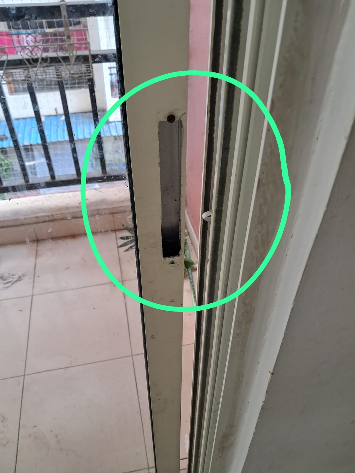 Aluminium Door Lock Replacement at Keerthi Royal Palms Apartment, Electronic City, Bengaluru - Kutbi Aluminium Glass & Hardware (After / Completed Work)