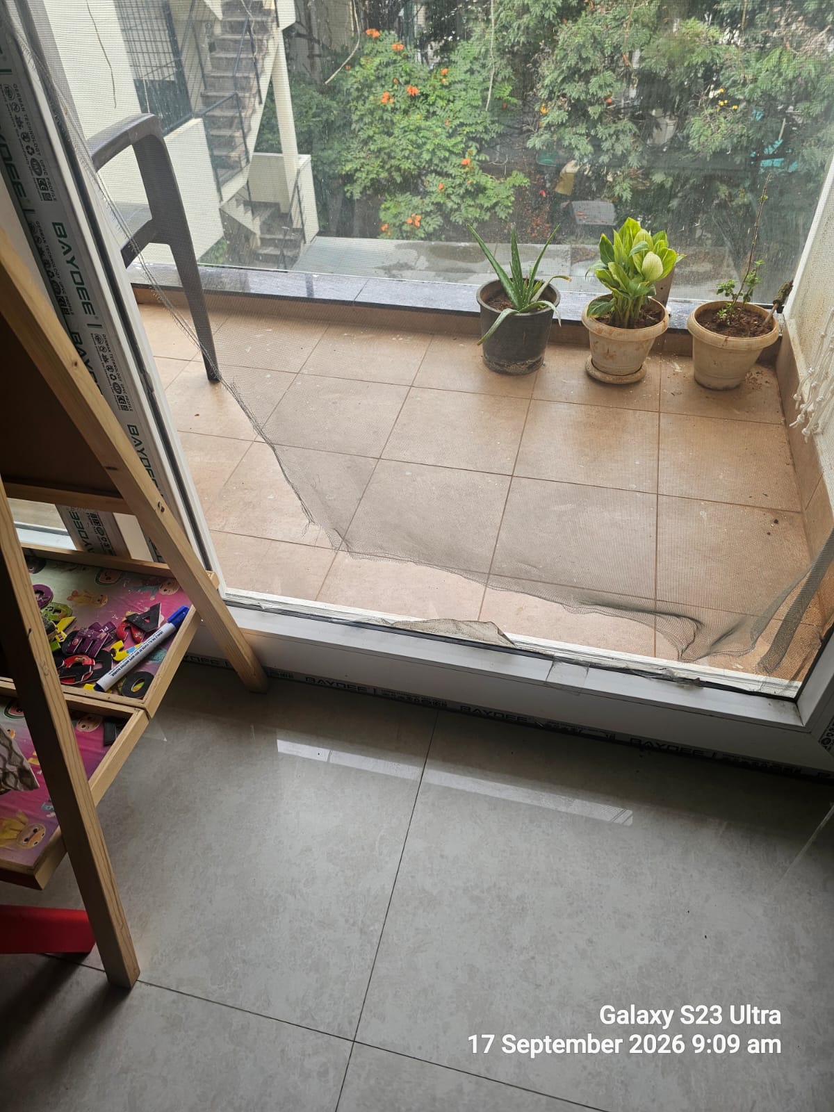 Mosquito mesh replacement for uPVC sliding window in Akshayanagar, Bengaluru
