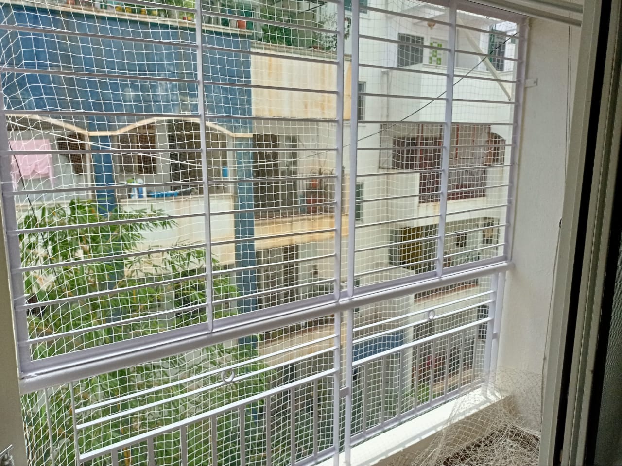 Pigeon Net Installation in Kanakapura, Bengaluru, Karnataka, Bengaluru - Kutbi Aluminium Glass & Hardware