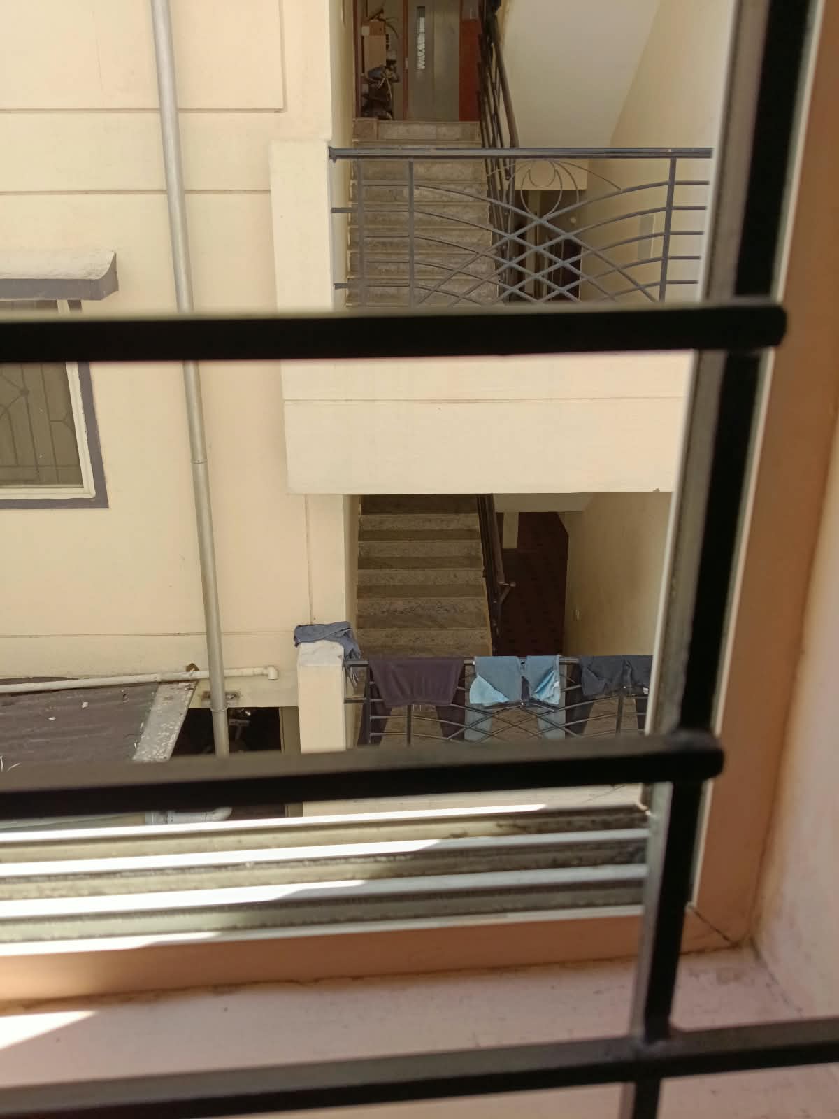 Broken Glass Replacement at Sujana Homes, Gottigere, Bengaluru - Kutbi Aluminium Glass & Hardware (Before)