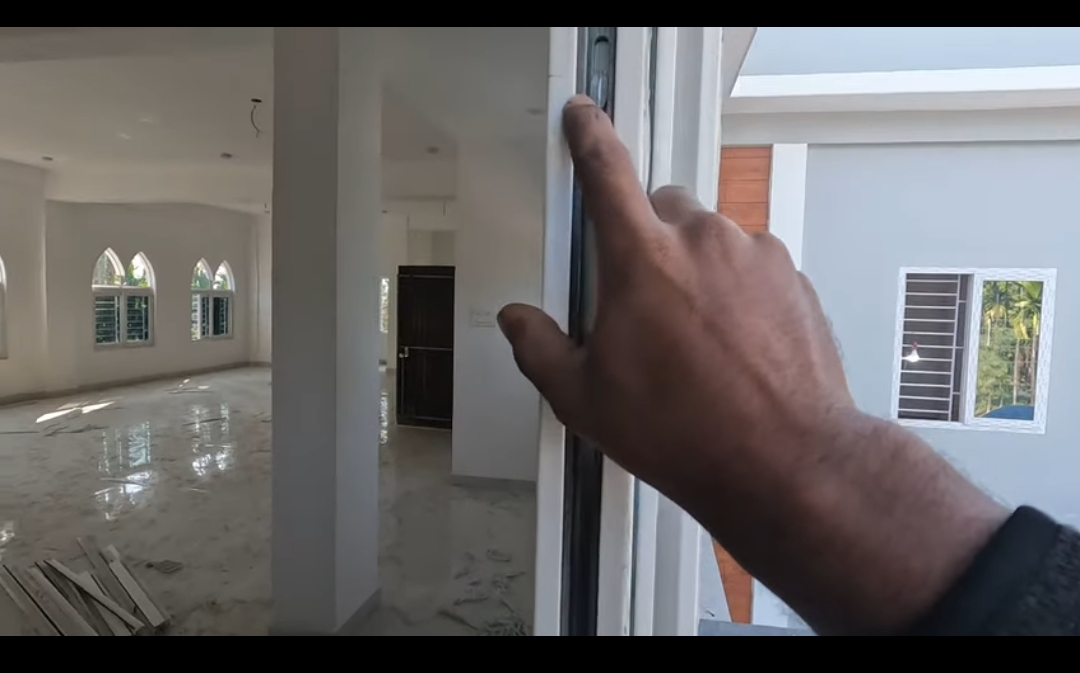 uPVC Sliding Window Lock Replacement in Rohan Jharoka Apartment, Yemalur, Marthahalli, Bengaluru, Karnataka - Kutbi Aluminium Glass & Hardware