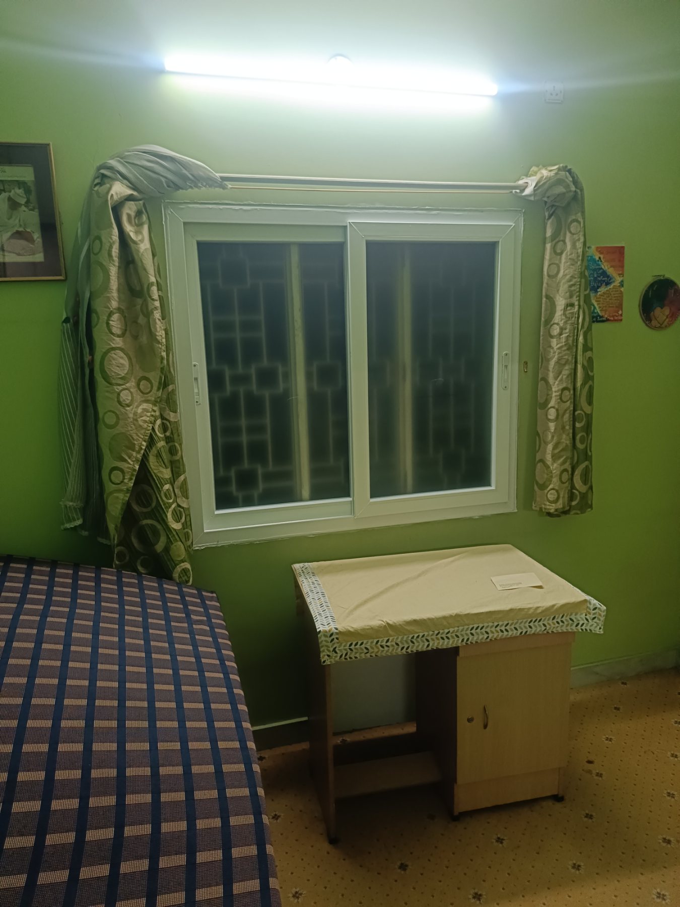 uPVC Sliding Window Installation with Mosquito Mesh at Bohra Layout, Bengaluru - Kutbi Aluminium Glass & Hardware